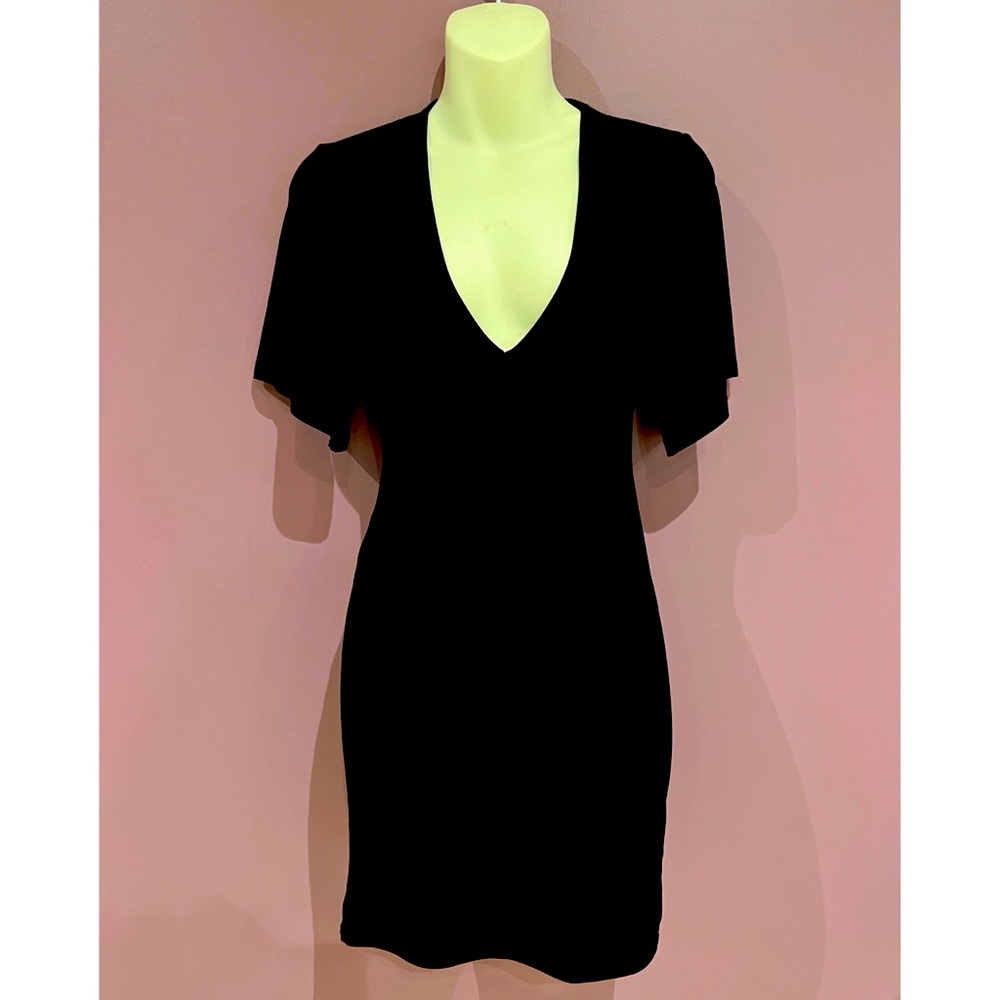 Flared Arm back dress from Misguided
